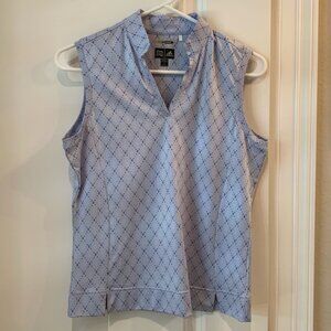 ADIDAS ClimaCool Purple V-neck Golf Tank Top Size Small